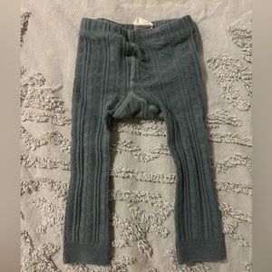 Kate Quinn organic cotton footless tights cable knit